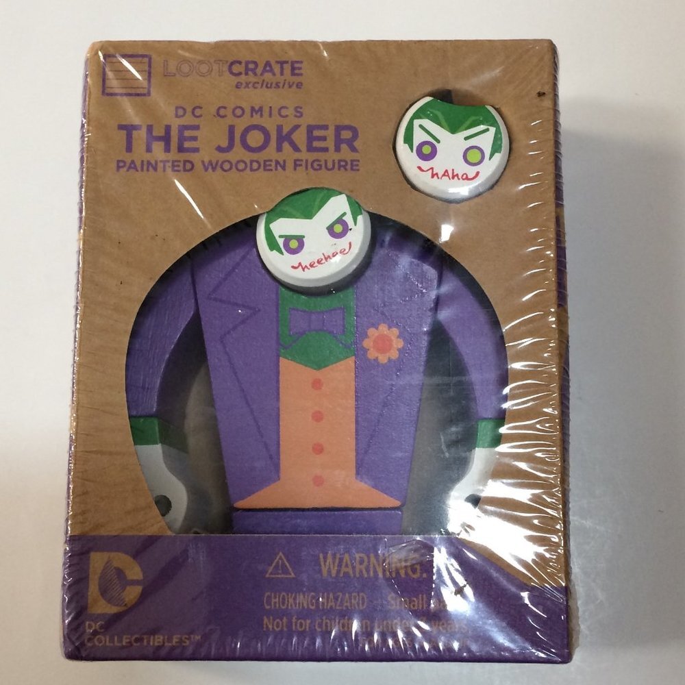 Loot Crate - The Joker Wooden Figure